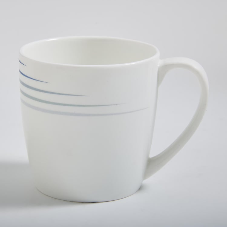 Lucas Bone China Printed Small Coffee Mug - 240ml