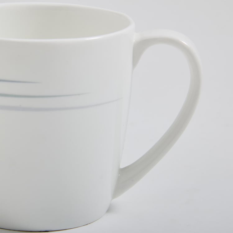 Lucas Bone China Printed Small Coffee Mug - 240ml