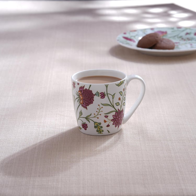 Lucas Bone China Printed Coffee Mug - 240ml