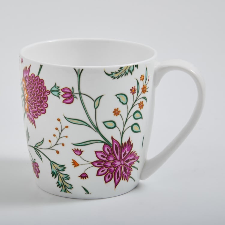 Lucas Bone China Printed Coffee Mug - 240ml