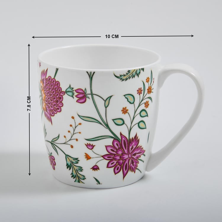 Lucas Bone China Printed Coffee Mug - 240ml
