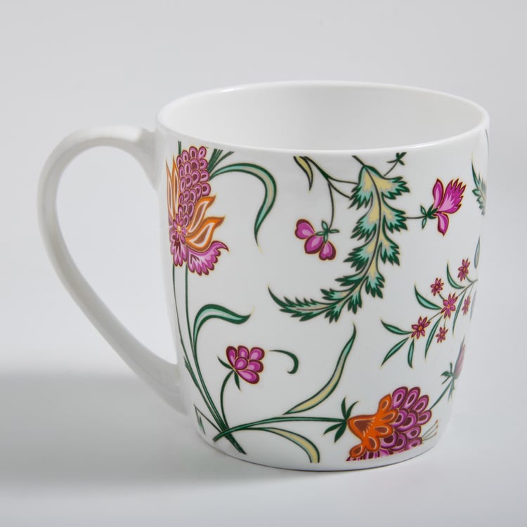 Lucas Bone China Printed Coffee Mug - 240ml