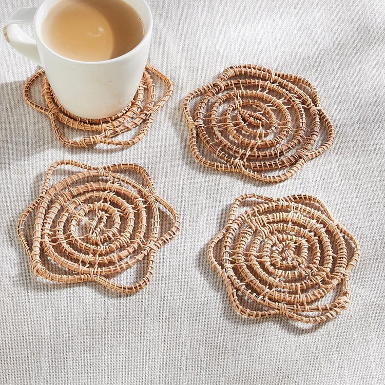 Arena Venus Set of 4 Palm Fibre Coasters