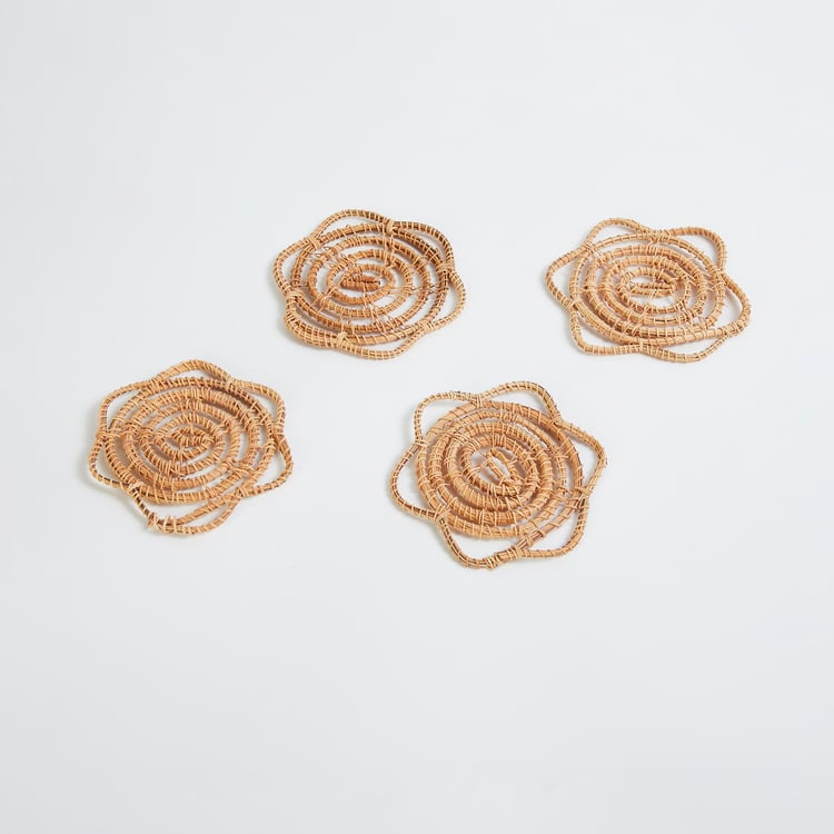Arena Venus Set of 4 Palm Fibre Coasters