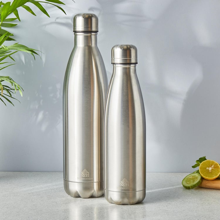 Infinity Geneva Set of 2 Stainless Steel Vacuum Flasks