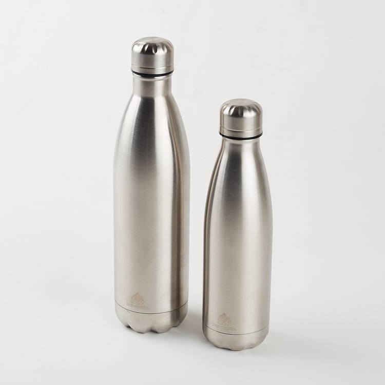 Infinity Geneva Set of 2 Stainless Steel Vacuum Flasks