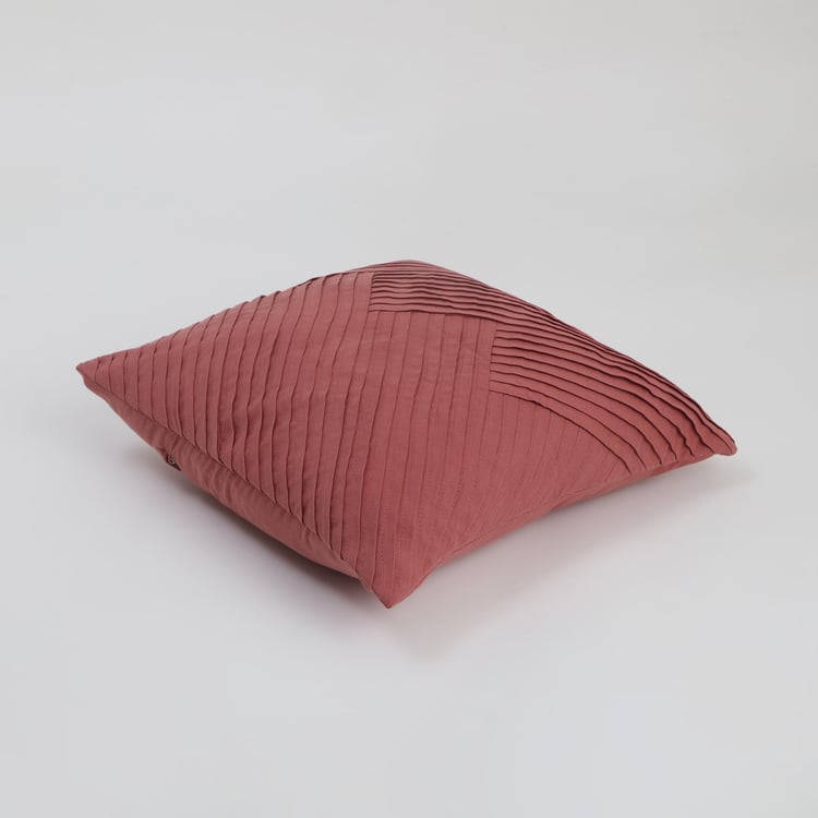 Hello Spring Set of 2 Pleated Cushion Covers - 40x40cm