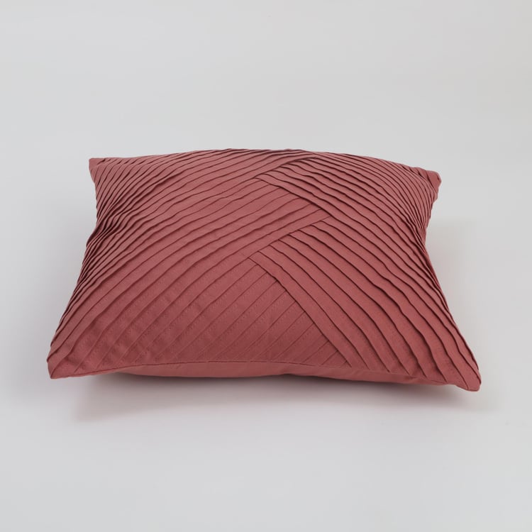 Hello Spring Set of 2 Pleated Cushion Covers - 40x40cm