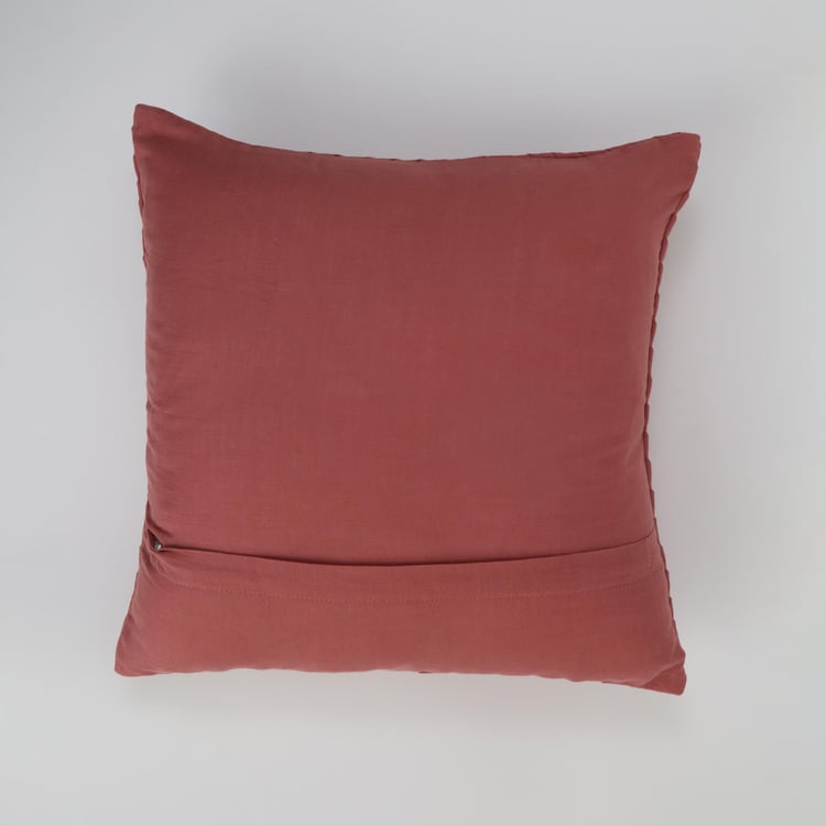 Hello Spring Set of 2 Pleated Cushion Covers - 40x40cm