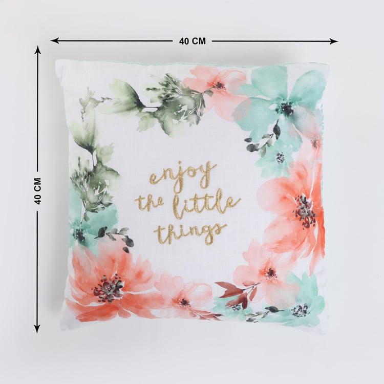 Hello Spring Filled Cushion - 40x40cm