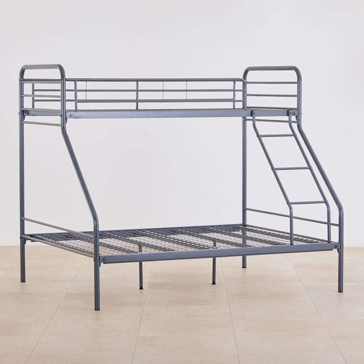 Helios Nebula Avion Metal Bunk Bed - Grey