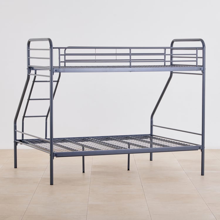 Helios Nebula Avion Metal Bunk Bed - Grey