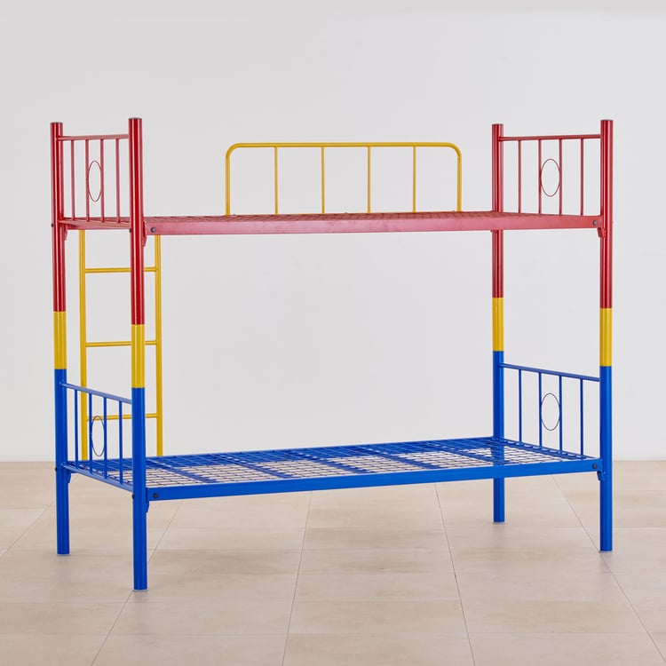 Helios Nebula Axion Metal Bunk Bed - Multicolour