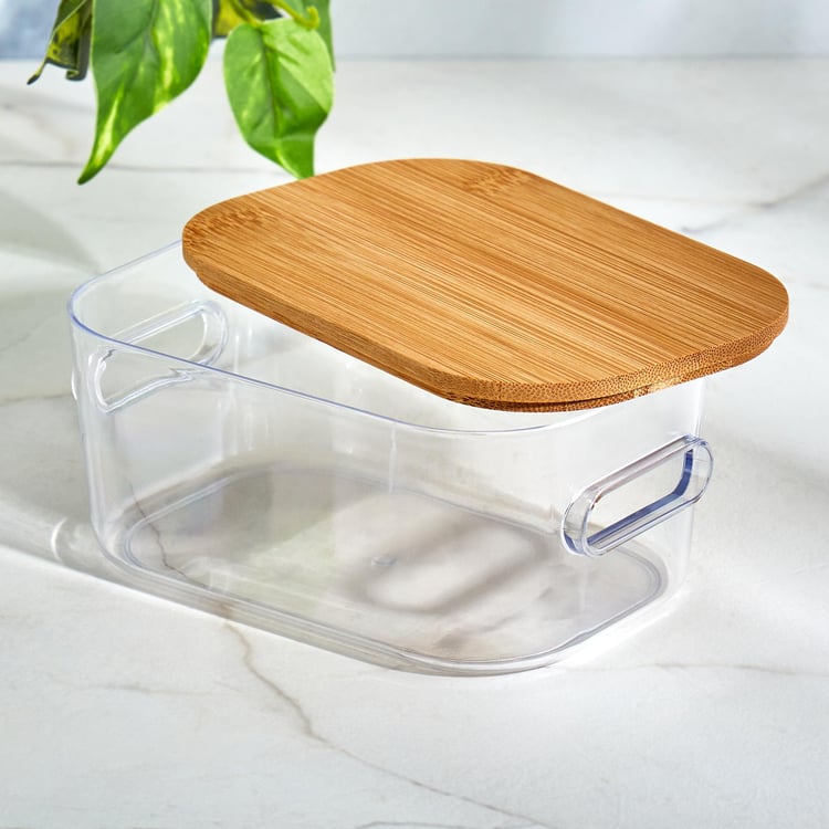 Regan Ridge Storage Bin with Bamboo Lid