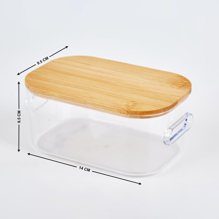 Regan Ridge Storage Bin with Bamboo Lid