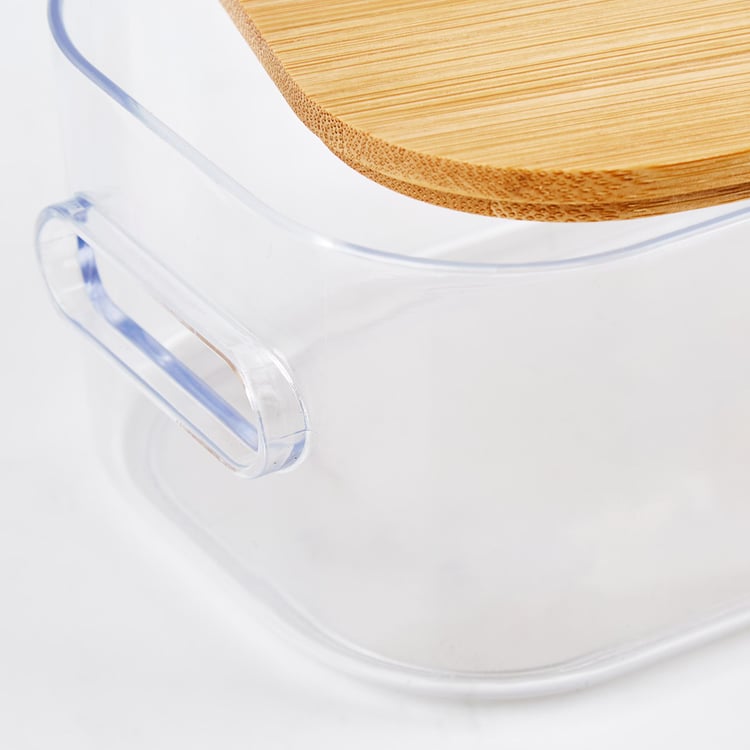 Regan Ridge Storage Bin with Bamboo Lid