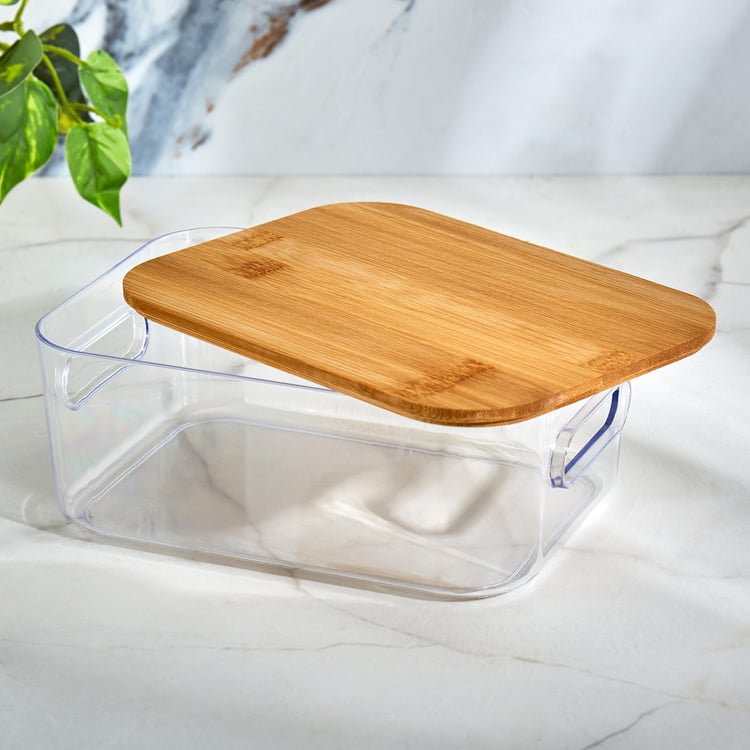 Regan Ridge Storage Bin with Bamboo Lid