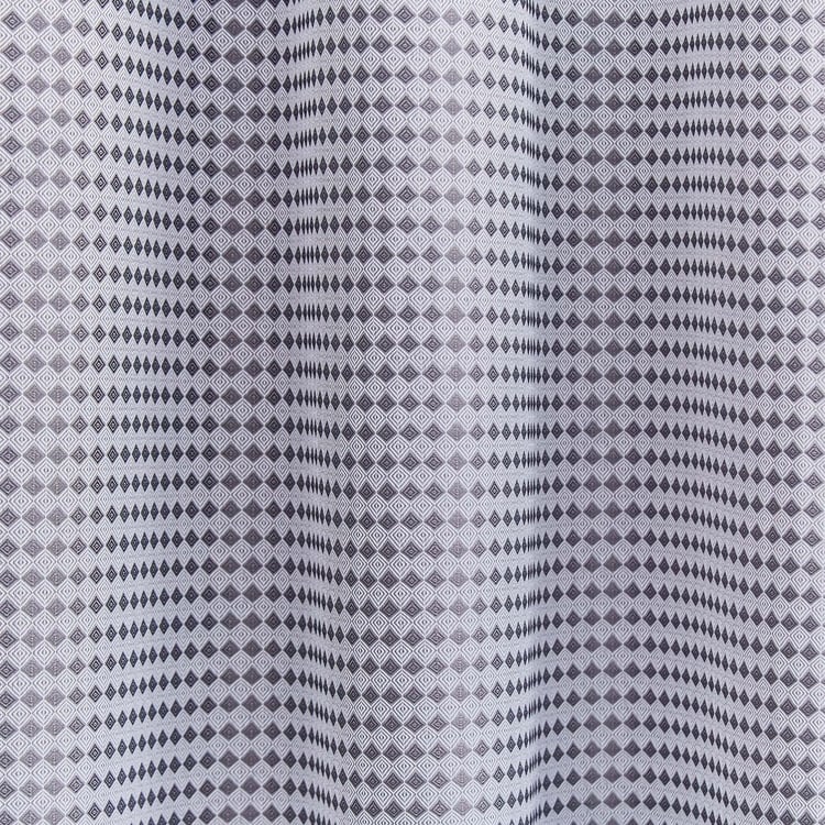 Alexis Diamond Set of 2 Jacquard Room Darkening Door Curtains