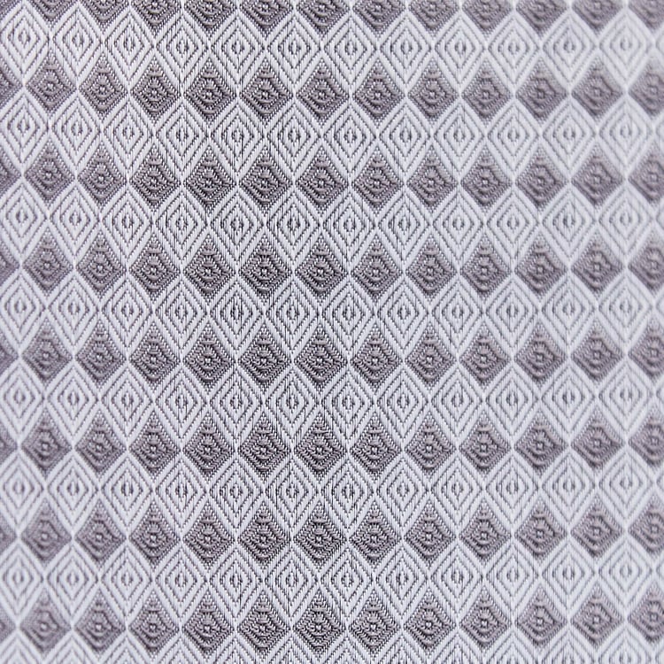 Alexis Diamond Set of 2 Jacquard Room Darkening Door Curtains