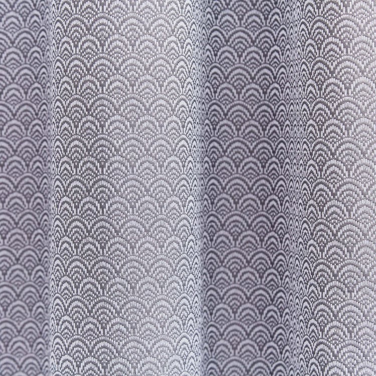 Alexis Set of 2 Jacquard Room Darkening Door Curtains