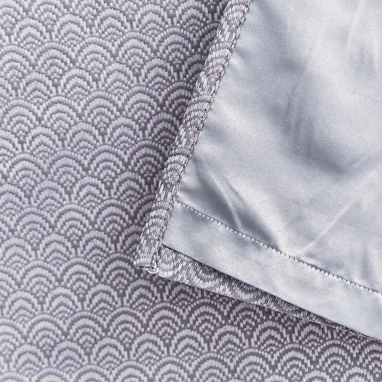 Alexis Set of 2 Jacquard Room Darkening Door Curtains