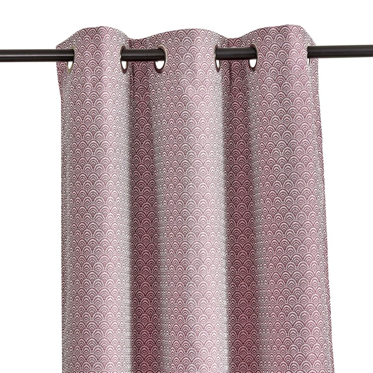 Alexis Set of 2 Jacquard Room Darkening Window Curtains