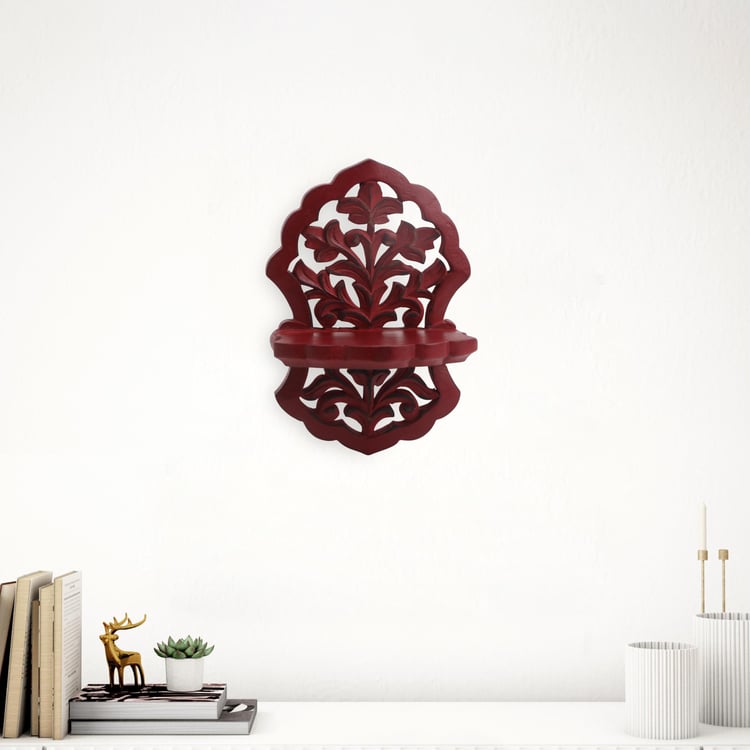 Chisel Wooden Decorative Wall Shelf