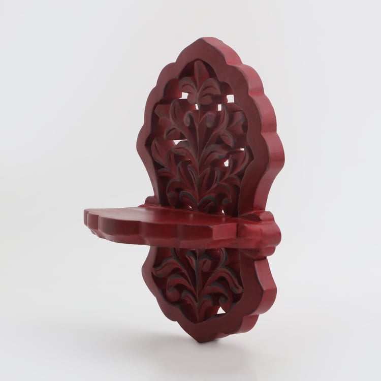 Chisel Wooden Decorative Wall Shelf