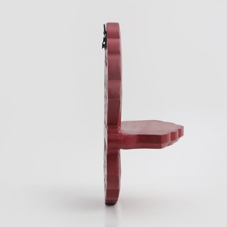 Chisel Wooden Decorative Wall Shelf