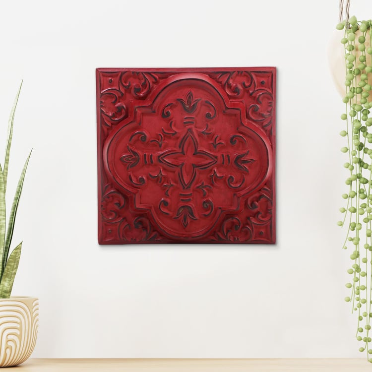 Chisel Wooden Square Wall Accent