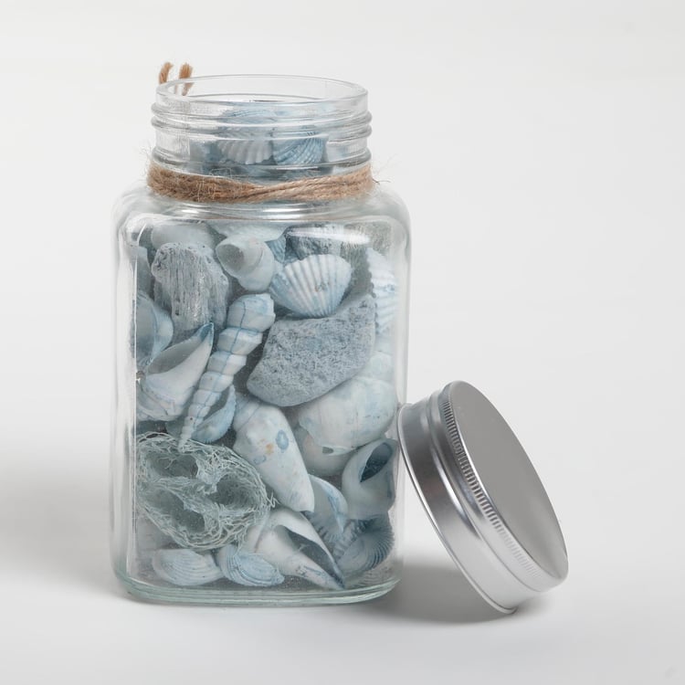 Splendid Santorini Decorative Sea Shell Jar