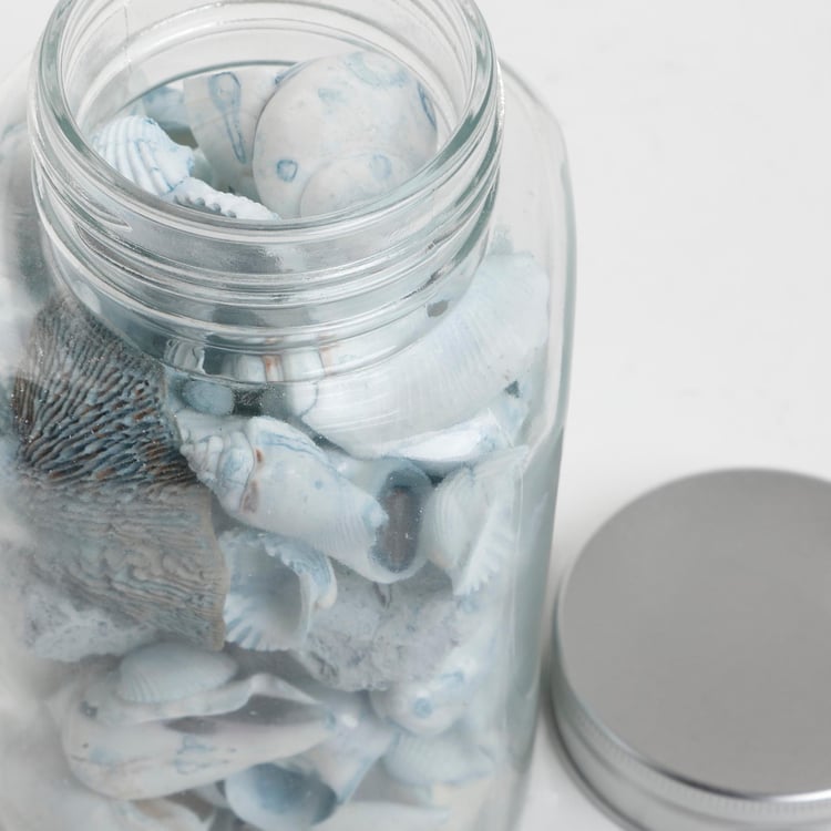 Splendid Santorini Decorative Sea Shell Jar