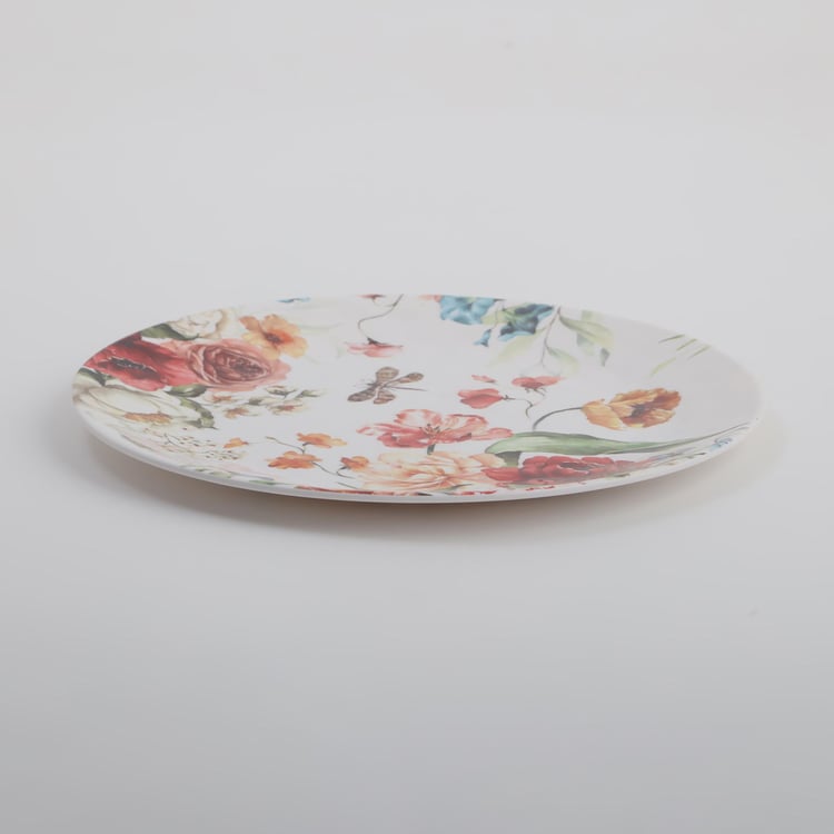 Meadows Theme Melamine Printed Dinner Plate - 27cm