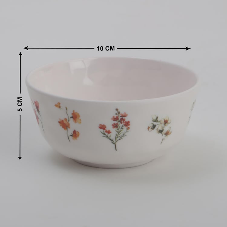 Meadows Theme Melamine Printed Veg Bowl - 250ml