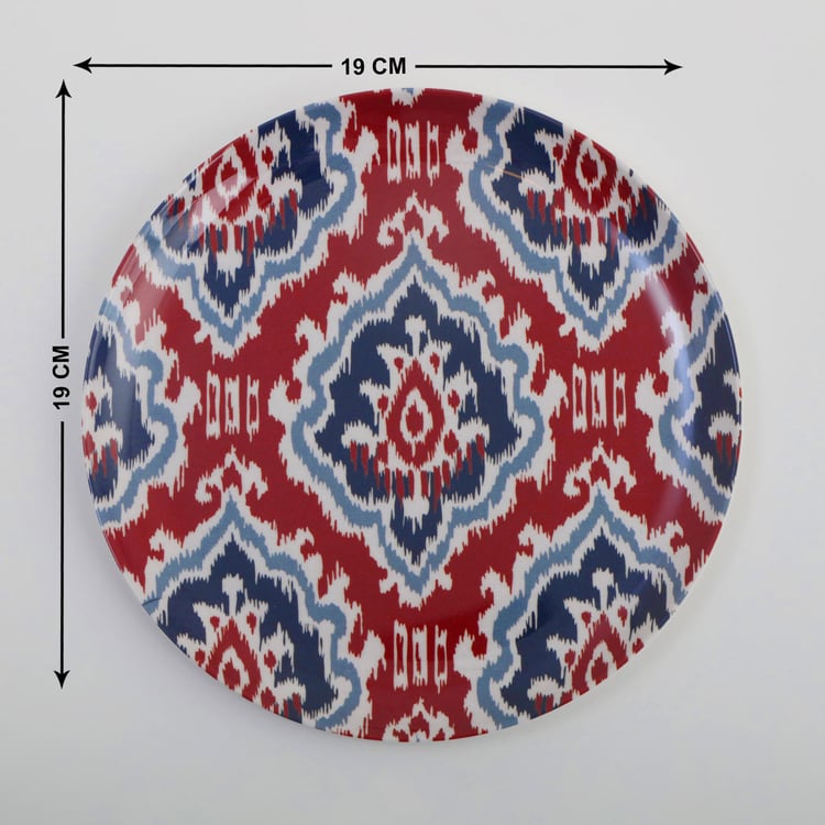 Meadows Theme Melamine Printed Side Plate - 19cm