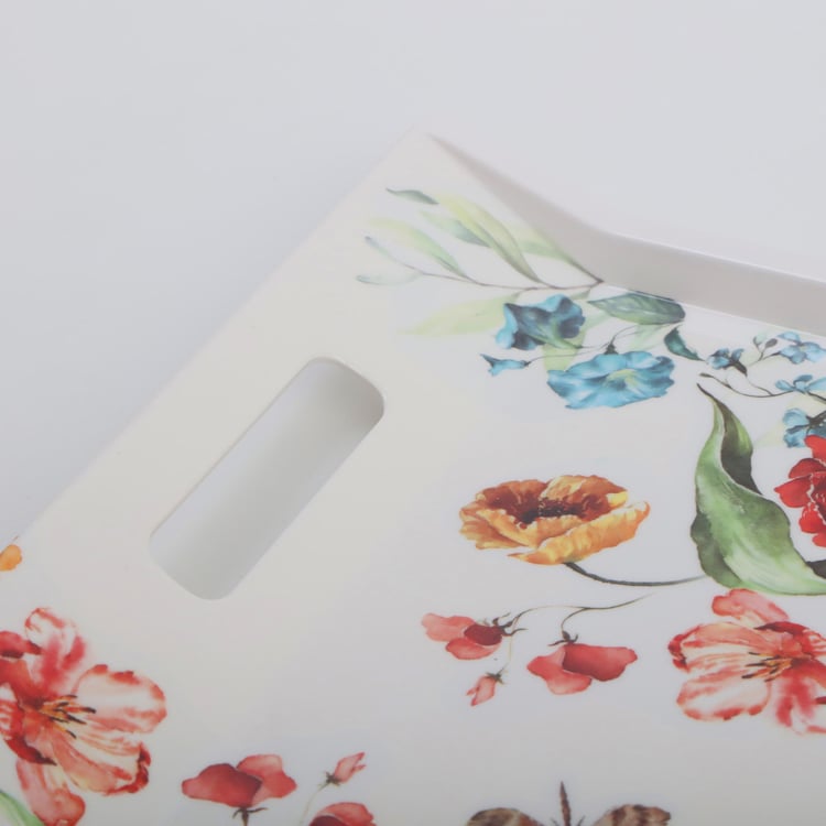 Meadows Theme Melamine Serving Tray - 38x26cm