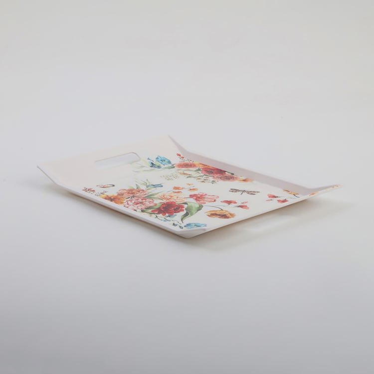 Meadows Theme Melamine Serving Tray - 38x26cm