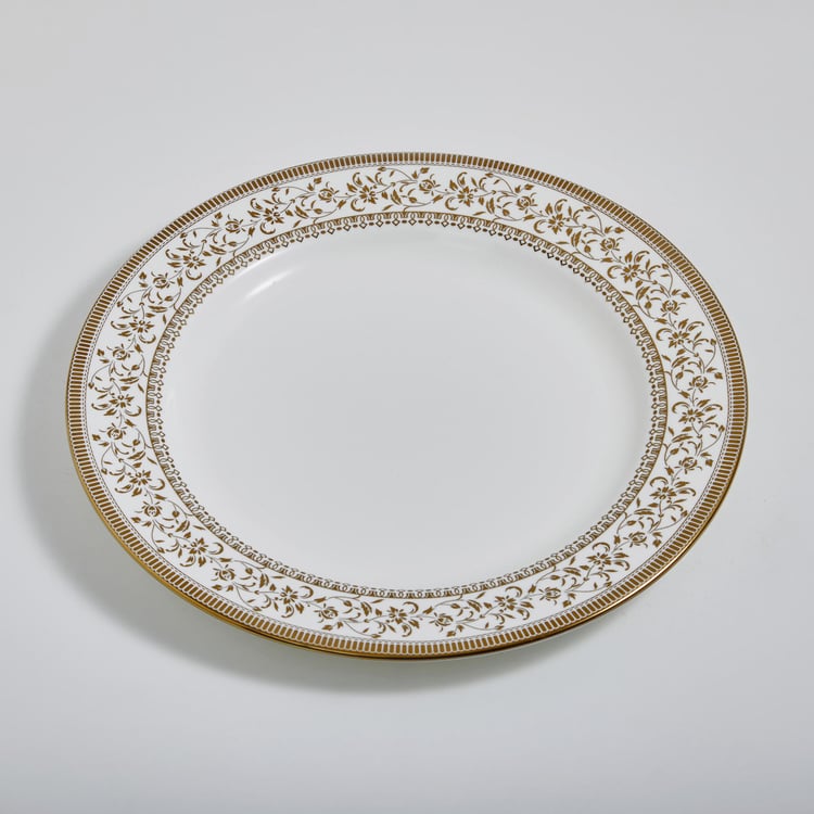 Midas Bone China Printed Dinner Plate - 28cm