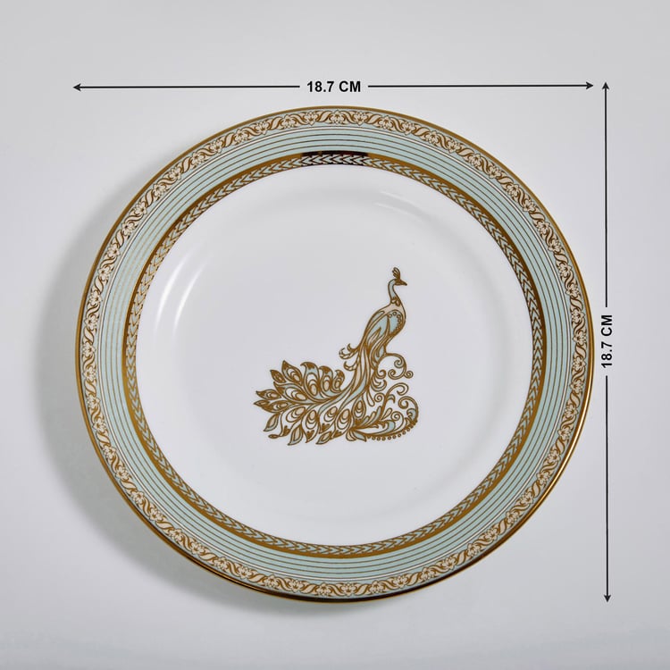 Midas Bone China Printed Side Plate - 18.7cm