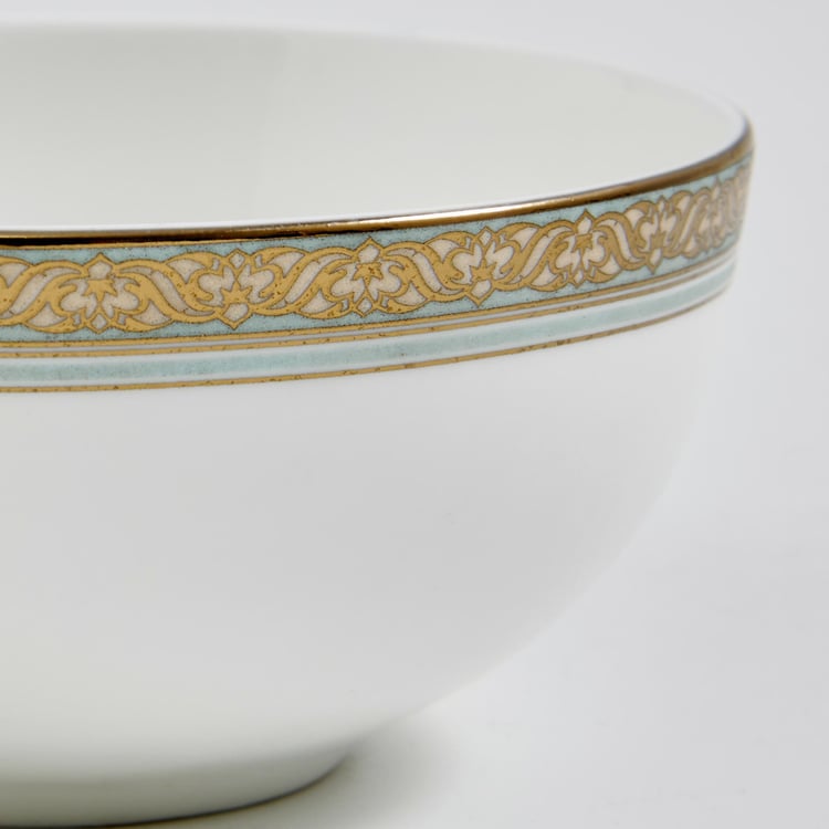 Midas Bone China Printed Serving Bowl - 240ml