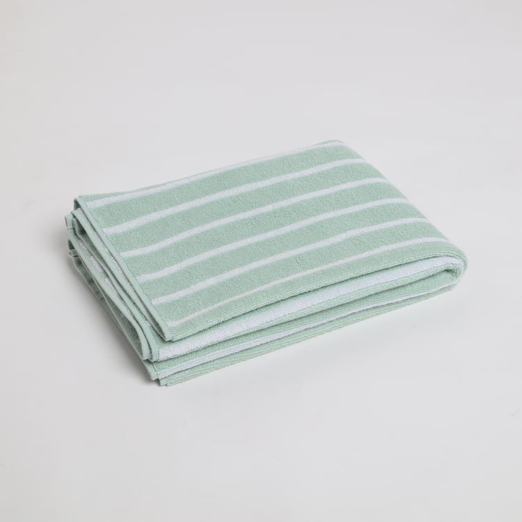 Colour Refresh Essence Cotton Striped Bath Towel - 70x140cm