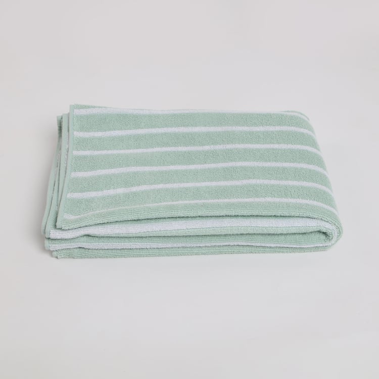 Colour Refresh Essence Cotton Striped Bath Towel - 70x140cm