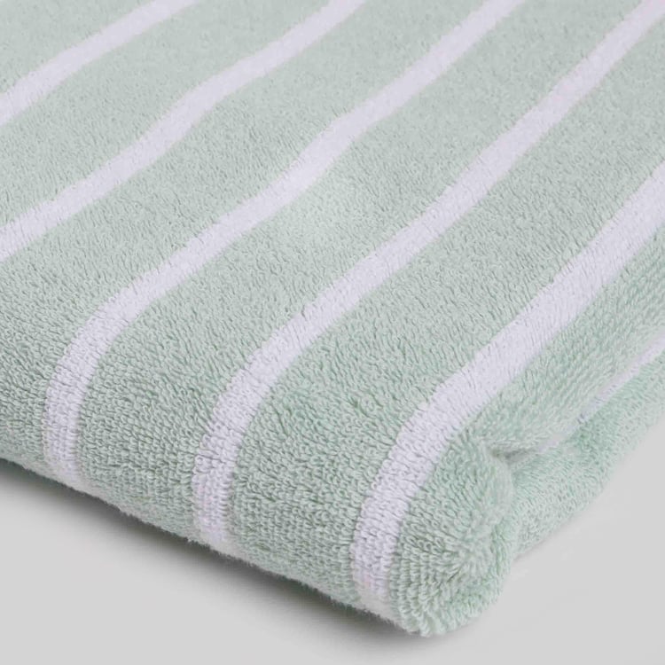 Colour Refresh Essence Cotton Striped Bath Towel - 70x140cm