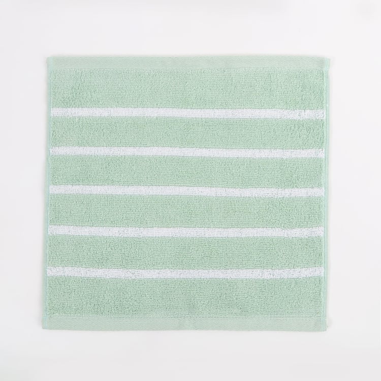 Colour Refresh Essence Striped Cotton Face Towel - 30x30cm