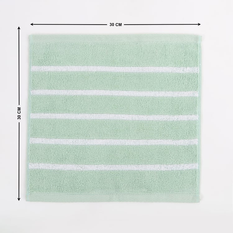 Colour Refresh Essence Striped Cotton Face Towel - 30x30cm