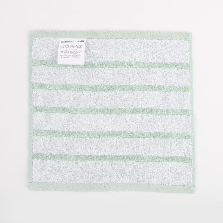 Colour Refresh Essence Striped Cotton Face Towel - 30x30cm