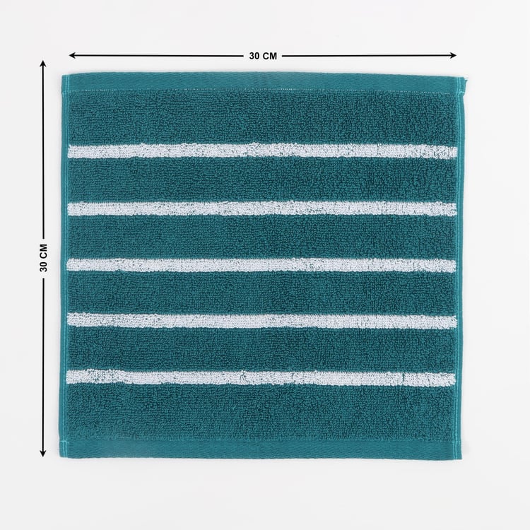 Colour Refresh Essence Striped Cotton Face Towel - 30x30cm