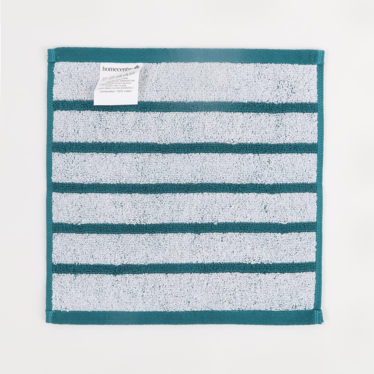 Colour Refresh Essence Striped Cotton Face Towel - 30x30cm