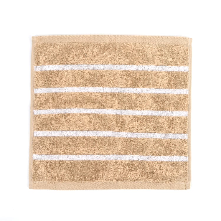 Colour Refresh Essence Striped Cotton Face Towel - 30x30cm