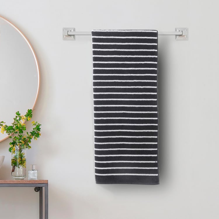 Colour Refresh Essence Cotton Striped Bath Towel - 140x70cm